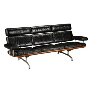 Eames Three-Seat Sofa by Ray and Charles Eames for Herman Miller, Signed For Sale