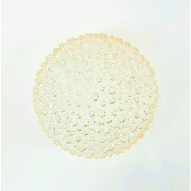 Mid-Century Modern Amber Bubble Glass Flush Mount by Helena Tynell for Limburg, 1970s For Sale - Image 10 of 12