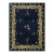 Traditional Navy Blue Floral Deco Antique Chinese Peking Wool 8' 8'' X 11'4' Rug For Sale