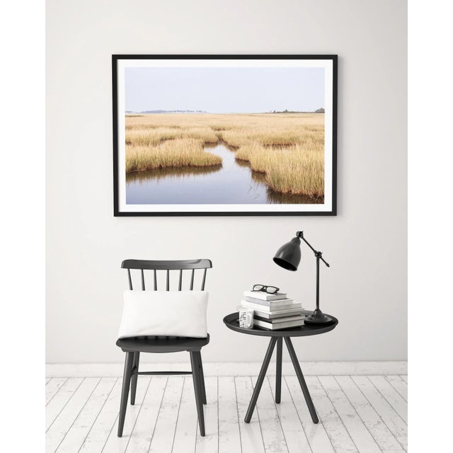 Photorealism Large Coastal Landscape, New England Photography Print, 45 X 30" Photograph, Connecticut "Salt Marsh" For Sale - Image 3 of 8