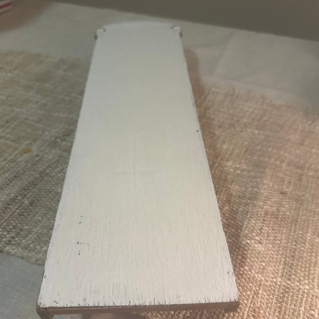 Vintage MCM 3 Tier Wood Wall Mount Letters Holder Organizer For Sale In New Orleans - Image 6 of 7