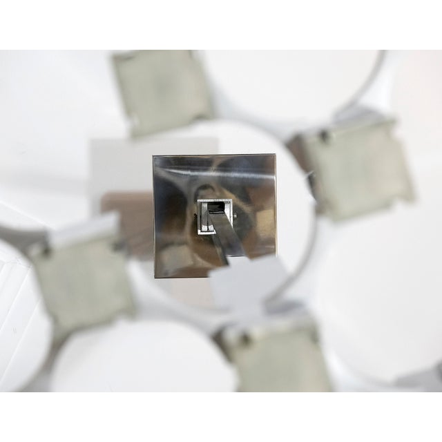 1970s Mid-Century Modern Italian Cubic Chandelier by Gaetano Sciolari, 1970 For Sale - Image 5 of 6