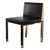 "Victoria" Chair With Stainless Steel, Bronze and Woven Leather For Sale In Los Angeles - Image 6 of 13