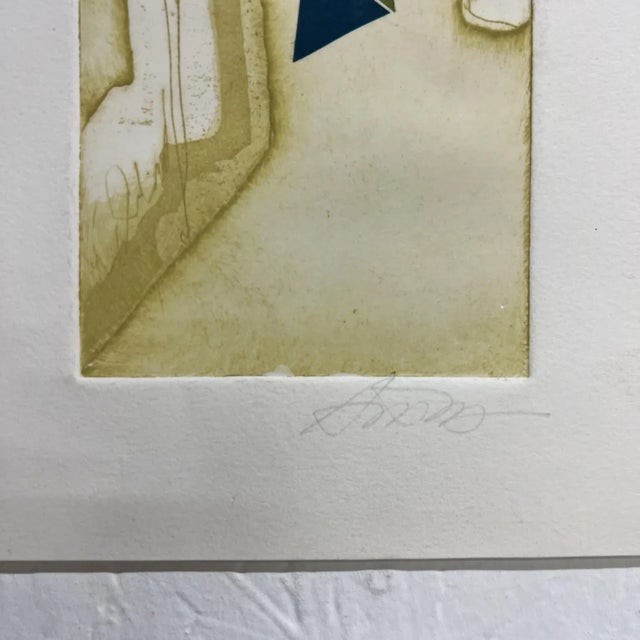 Abstract 1990s Abstract Modern Signed Color Artwork on Paper For Sale - Image 3 of 8