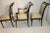 Early 20th Century Set of 6 Regency Style Maple Dining Room Chairs, New Upholstery For Sale - Image 4 of 8