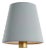Visual Comfort Signature 6" Blue Linen Empire Shade For Sale