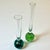Hollywood Regency Mid-Century Italian Boho Chic Hollywood Regency Controlled Bubble Bud Vases - Set of 2 For Sale - Image 3 of 7