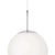 Scandinavian Opaline Glass Glob Ceiling Lamp in Chrome Finish from Konsthantverk For Sale - Image 6 of 7
