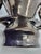Ceramic Vintage Vase with Handles in Metallic Black Ceramic from Jean Austruy, France, 1950s For Sale - Image 7 of 12
