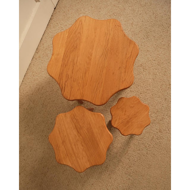 Vintage Nesting Tables, 1980s, Set of 3 For Sale - Image 9 of 10