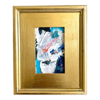 "Floating Away" 2022 Framed Mini Painting For Sale