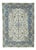 Hand-Knotted Kashan Rug in Cork Wool with Light Floral Design, 1990s For Sale
