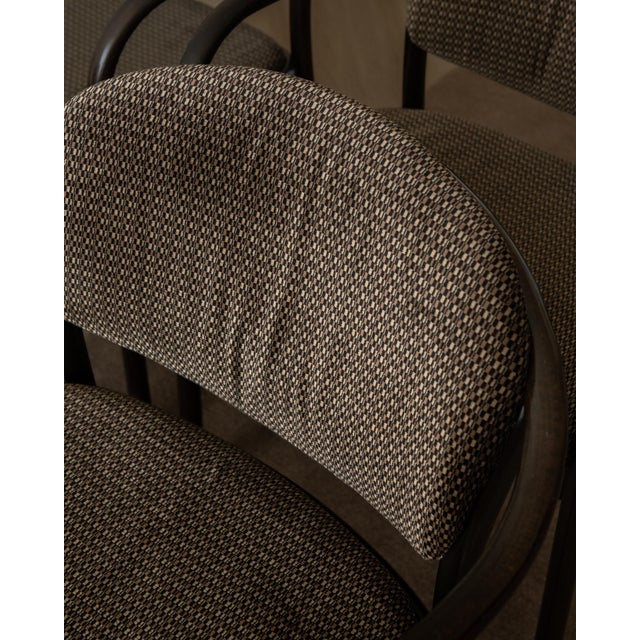 Vintage 235 F Bentwood Dining Chairs by Hartmut Lohmeyer for Thonet, 1980s, Set of 4 For Sale - Image 17 of 18