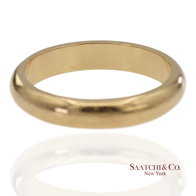 18K 750 Solid Yellow Gold Cartier Band Ring Metal Type: 18k Solid Yellow Gold Total Item Weight: 7.7 Grams US Ring Size:...