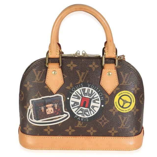 Louis Vuitton Monogram Canvas World Tour Alma BB For Sale - Image 4 of 9