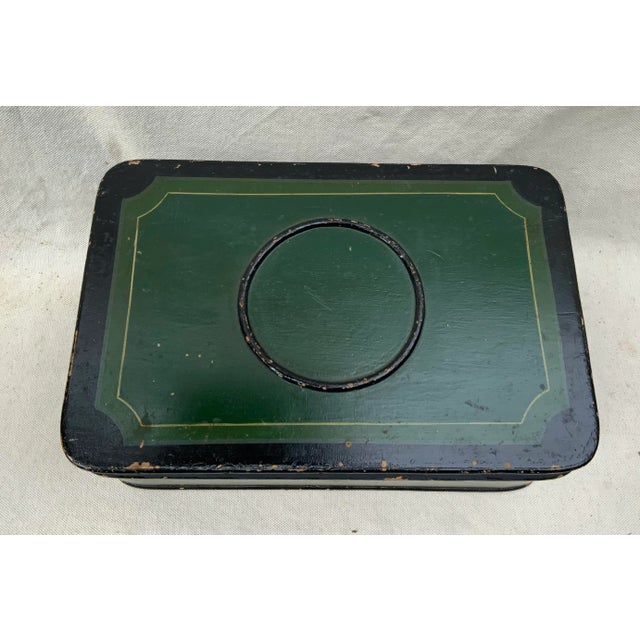 Antique 19th Century Painted Wood French Box For Sale - Image 6 of 12
