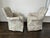 Textile Late 20th Century Pair of Craftmaster Upholstered Swivel Arm Chairs in Botanical Print For Sale - Image 7 of 10