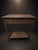 Early 20th Century Antique Oak Hall Side Table with Trapezoid Top and Turned Legs, 1900 For Sale - Image 5 of 8