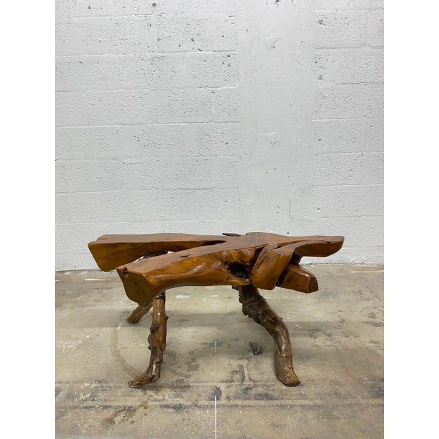 Mid-Century Modern Mid-Century Coastal Driftwood Coffee or Side Table, 1970s For Sale - Image 3 of 13