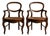 Vintage Louis Philippe Armchairs in Cherry Wood, Set of 2 For Sale