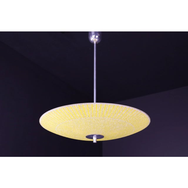 Mid-century glass hanging pendant lamp brussels world expo 1958 this pendant lamp is a magnificent piece of mid-century...