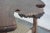 Contemporary Live Edge Side Table With Woven Shelf For Sale - Image 3 of 5