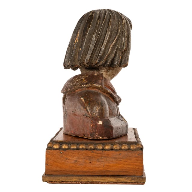 Antique 16thC Catholic German Renaissance Carved Bust Stephan Rottaler Landshut 1500 For Sale In Portland, OR - Image 6 of 18