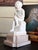 Ceramic Early 20th Century Italian Porcelain Bisque Figure of a Putto Writing After Canova For Sale - Image 7 of 14