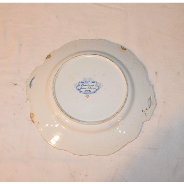White Pair of 19th Century Ridgway Sandwich Plates For Sale - Image 8 of 9