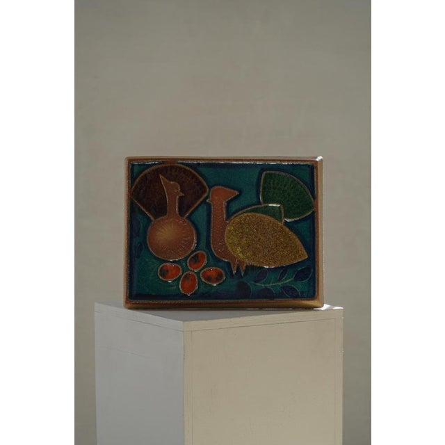 Mid-20th Century Danish Ceramic Relief from Søholm, 1960s For Sale - Image 4 of 18