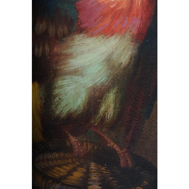 Still Life with Bouquet of Flowers, 20th Century, Oil on Panel For Sale - Image 16 of 18