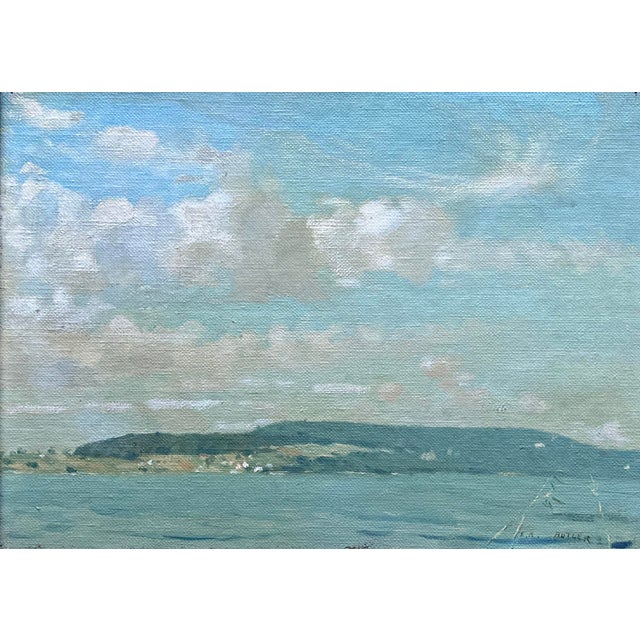 Edward Riche Butler, Sommer Landscape, 1890s, Oil on Canvas For Sale - Image 3 of 9