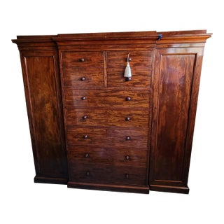 Century 1850 Early Victorian 3, Piece Wardrobe For Sale