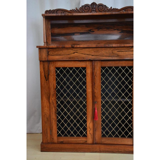 Antique English William IV Chiffonier, 1840 For Sale - Image 9 of 18