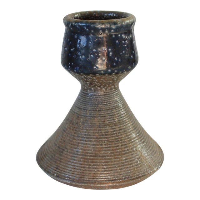Vintage Studio Pottery Candle Holder For Sale