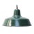 Vintage French Industrial Petrol Green Enamel Factory Pendant from Sammode For Sale - Image 5 of 5