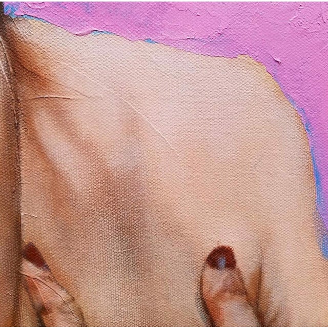 2010s Rapture (Contemporary Portrait Painting), Louis Braquet For Sale - Image 5 of 8