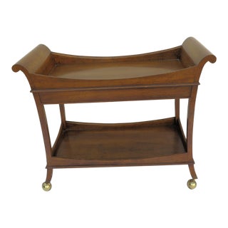 1950s Danish Modern Teak Bar/Food Cart For Sale