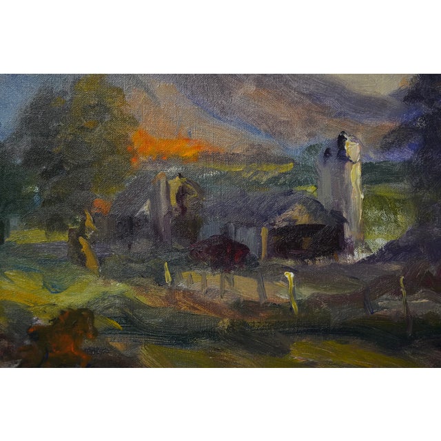 Robert Miller Oil Painting on Canvas of Mountain For Sale - Image 10 of 10