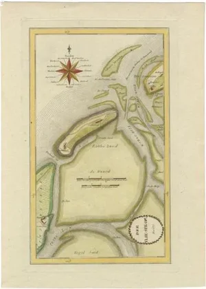 Antique Map of the Wadden Islands, 1792
