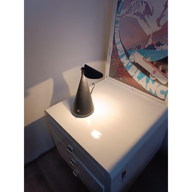 Black Scorpio Desk Lamp from Fase, 1980s For Sale - Image 8 of 10