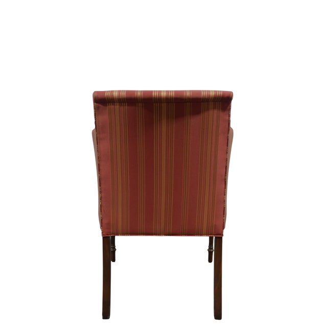 Pair Southwood Finely Inlaid Sheraton / Federal Armchairs For Sale In New York - Image 6 of 9