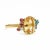 Metal Blue Topaz Multicolor Ring in 14k Gold, Size 7.5 For Sale - Image 7 of 11