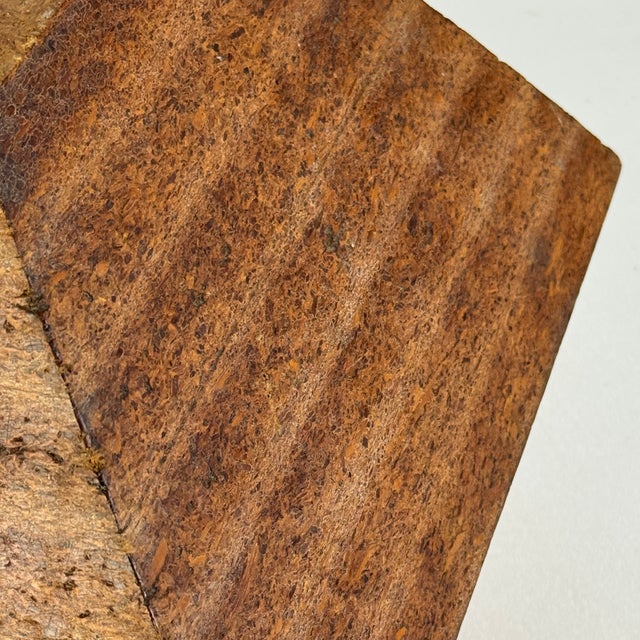Gemstone Vintage Original Geometric Wood Sculpture in Faceted Polyhedron Diamond/Pyramid Shape For Sale - Image 7 of 9