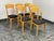 Design Plus Gallery presents a Set of Six Venice Italian Beechwood Dining Chairs by Antonio Sibau for Room & Board. This...