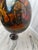 Paint Russian Kholuy Style Lacquer Egg Flight Into Egypt Signed Ryabov Vintage 10" Large For Sale - Image 7 of 11