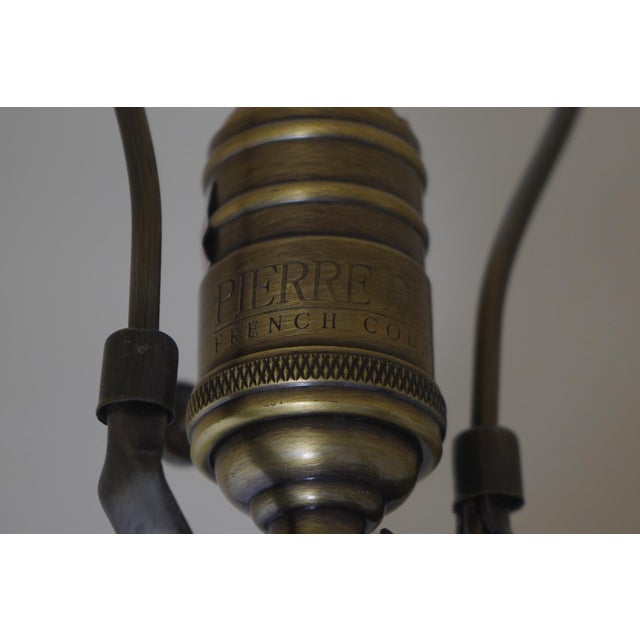 1970s Pierre French Country Neoclassical Table Lamps - a Pair For Sale - Image 12 of 13