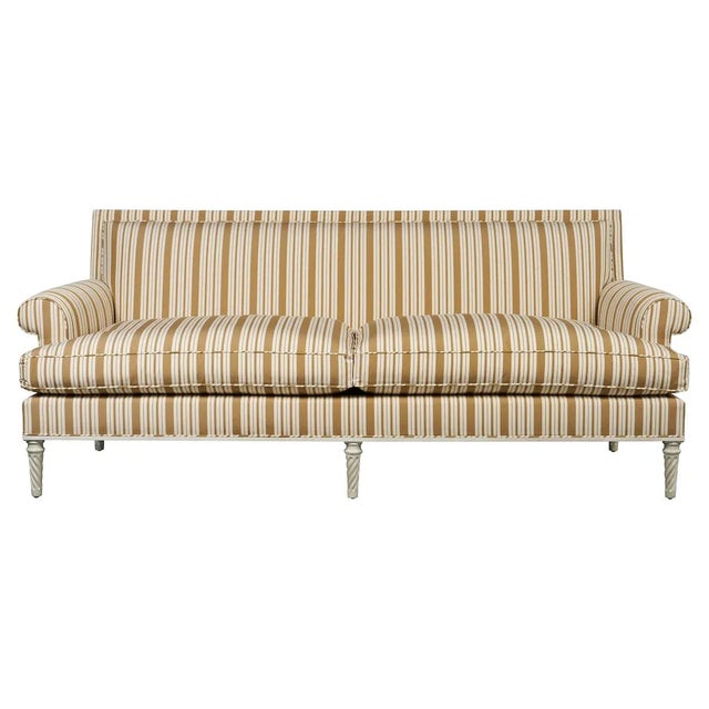 Not Yet Made - Made To Order SAMPLE - Schumacher X Mark D. Sikes Markie Stripe Fabric In Neutral For Sale - Image 5 of 5