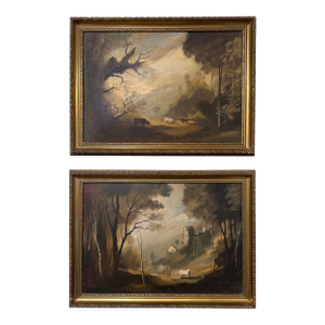 Pair of Early 20th Century Oil Paintings