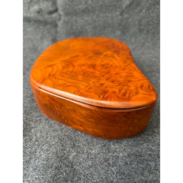 Vintage California Redwood Freeform Box For Sale - Image 10 of 16